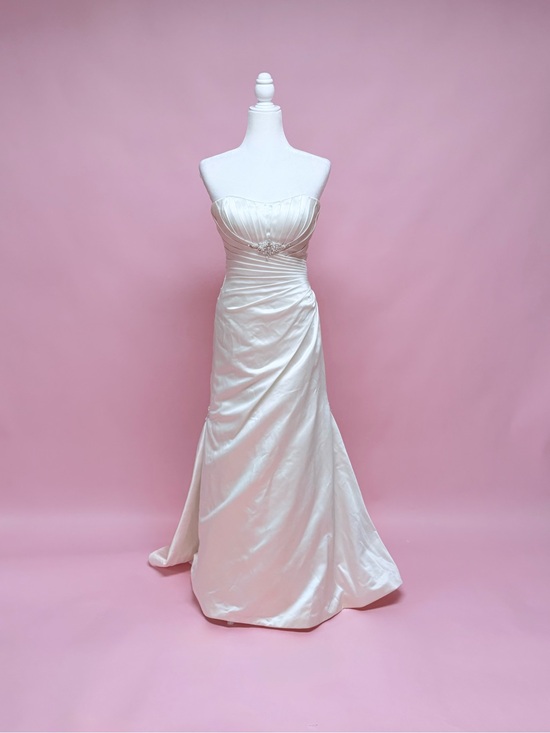 Ella Dresses & Skirts - Ella Strapless Champagne Satin Bridal Gown